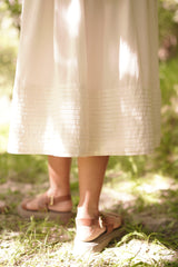 Pleated Back Bow Skirt Set